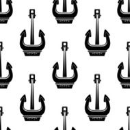 Seamless pattern of marine anchors N2