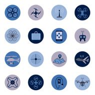 Quadcopter Icon Set