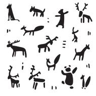 Siberia Primitive painting set