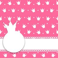Princess Crown Background Vector Illustration N27