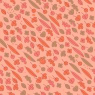 Seamless pattern - autumn leaf fal N2
