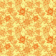 Cute floral seamless pattern N12