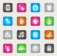 Multicolor Icons - Rock Star