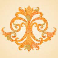 Concept abstract autumn pattern