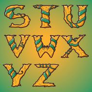 Halloween decorative alphabet Part 3