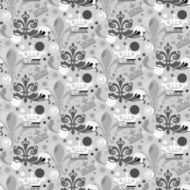 Damask seamless pattern N460