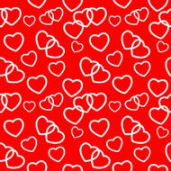 Heart love seamless pattern background Vector illustration N7