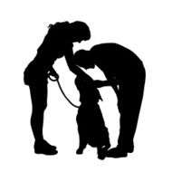 Vector Silhouette Of People N595