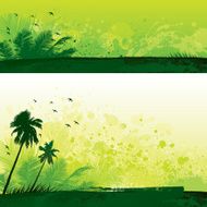 Green summer background