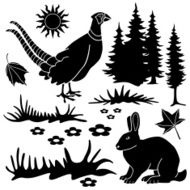 country animals design elements