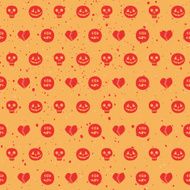 Halloween seamless pattern N64