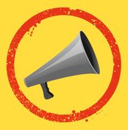 Megaphone Sign