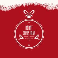 christmas ball merry snowflakes background N7