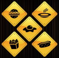Yellow Signs - Food N2
