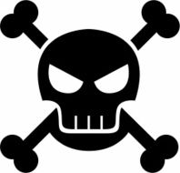 Skull &amp; Crossbone Jolly Roger Icon