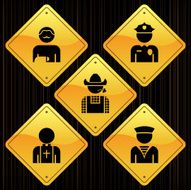 Yellow Signs - Professions N3