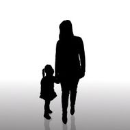Vector silhouette of family N551