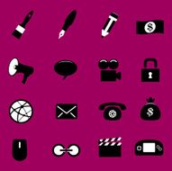 multimedia mini icons