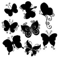 Vector Set of Butterflies N2