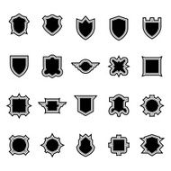 Shield Vector set 3