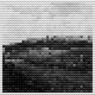 abstract black and white mosaic pattern background