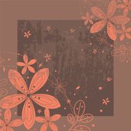 floral frame N233