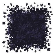 Grunge Fall Leaves Background