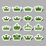 Crown interface icons