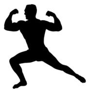 Bodybuilder Silhouette N4