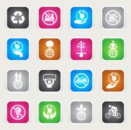 Multicolor Icons - Earth Day