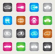 Multicolor Icons - Car Control Indicators N2