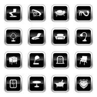 Supergloss Black Icons - Retro Furniture