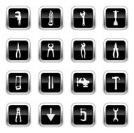 Supergloss Black Icons - Tools