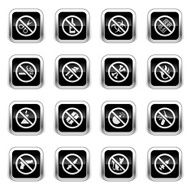 Supergloss Black Icons - Airport Security