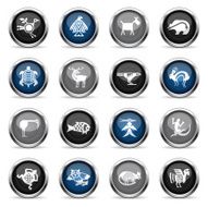 Supergloss Icons - Indian Tribal Animals