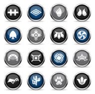 Supergloss Icons - Indian Tribal