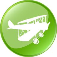 Airplane Silhouette Icon