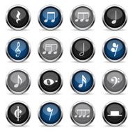 Supergloss Icons - Musical Notes