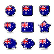AUSTRALIA FLAG ICON SET N2