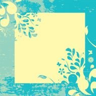 floral frame N235
