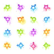 Stains Icons - GPS Roundabout Arrows N2