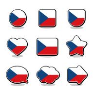CZECH FLAG ICON SET N2