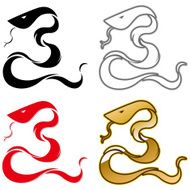 Snake Silhouette N13