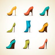 set of women&#039;s shoes N5
