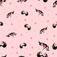 Seamless texture of heart N2