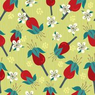 floral seamless pattern N755