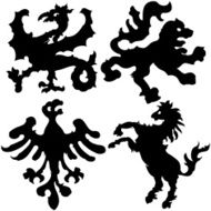 set of heraldic elements N2