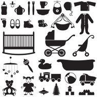 Set of children's things