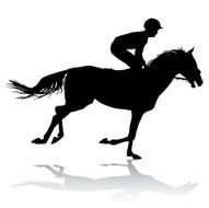 Jockey on horse 3