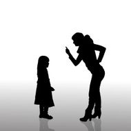 Vector silhouette of family N559